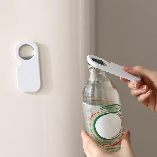 Magnetic Bottle Opener with Refrigerator Magnet Labor-Saving Opener Minimalist Easy Jar