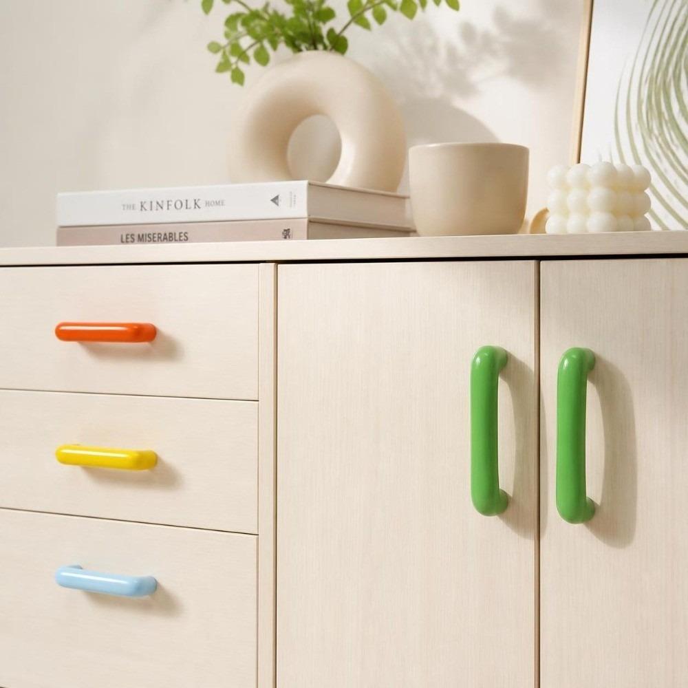 64mm Hole Spacing Drawer Knob Long Strip Wardrobe Pull Handle Wardrobe Drawer Door