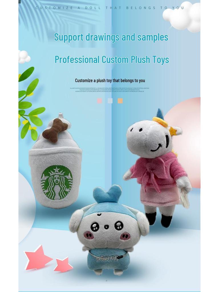 Custom Cartoon Anime Plush Toy Dolls for Children – Cotton Parent-Child Figures