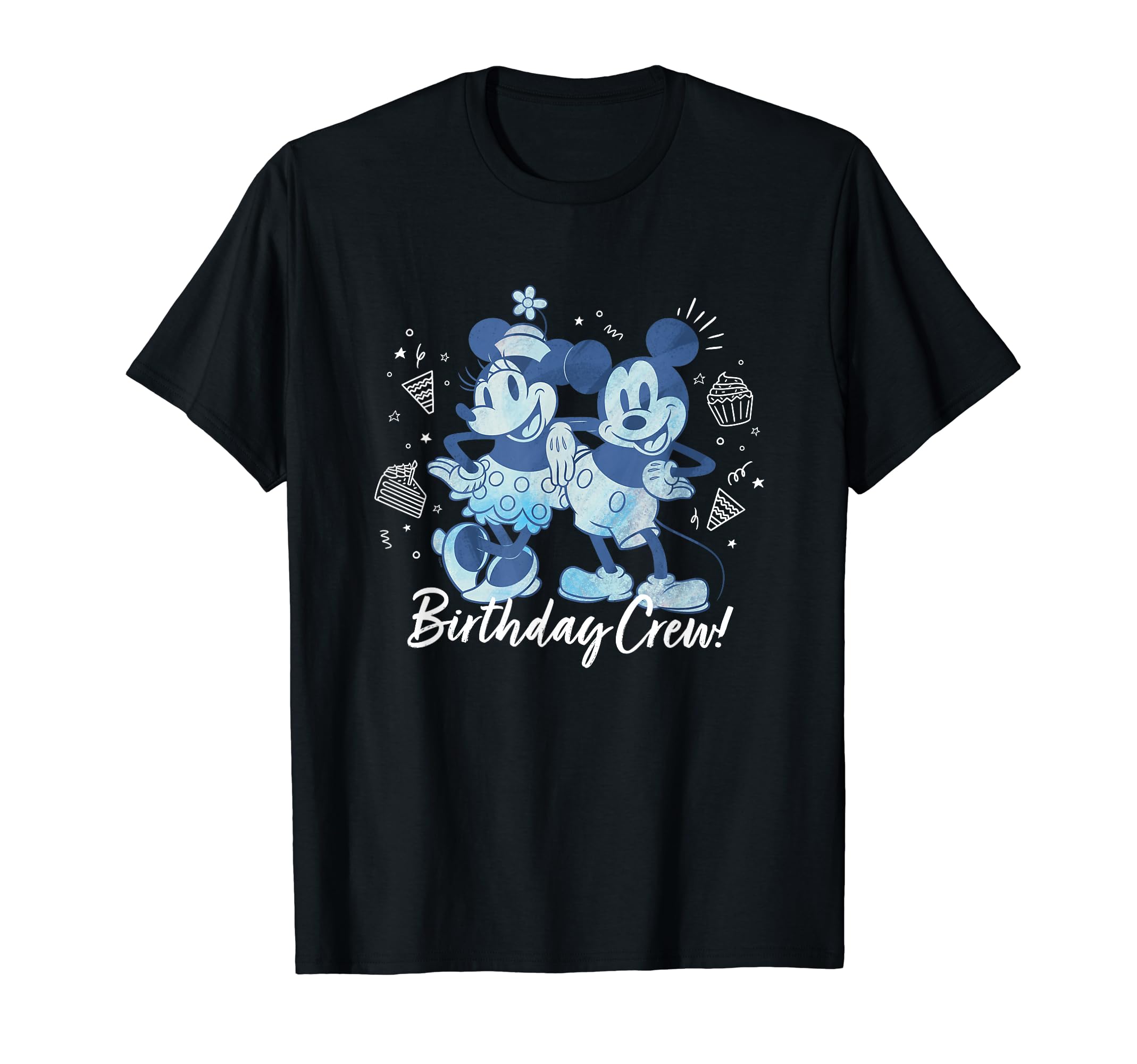 

Ретро футболка Disney Mickey Mouse и Minnie Mouse Birthday Crew