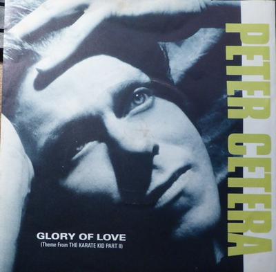 7inch Record PETER CETERA - Glory Of Love (Theme From The Karat W8662 Warner Bros. Re 1986 UK Rock Used