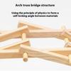 Diy Building Assembly Model Kits Wood Craft Bridge  Model Montessori Educational Science Learning Experiment Children Toys Game