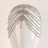 Rhinestone Tassel Hair Chain - Retro European & American Headdress Accessory
