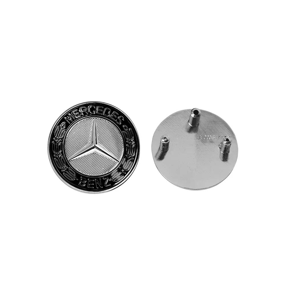 Autoaufkleber Für Mercedes Benz 1 Stück Auto ABS Flaches Haubenemblem Frontplakette Logo Aufkleber Für Mercedes Benz AMG W212 W213 W205 W177 W2