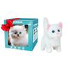 Fashion Plush Robot Puppy Interactive Walking Simulated Puppy Barking Tail Wagging Educational Gift Chilren