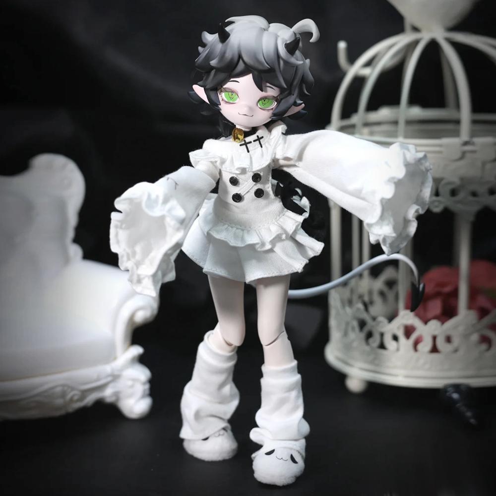 Na stanie Oryginalne Diabelskie Rogi Bjd Blind Box 1/8BJD Ruchoma Lalka Ozdoba Kreatywna Modna Zabawka Wykwintna Lalka Chłopcy Dziewczynki Prezenty