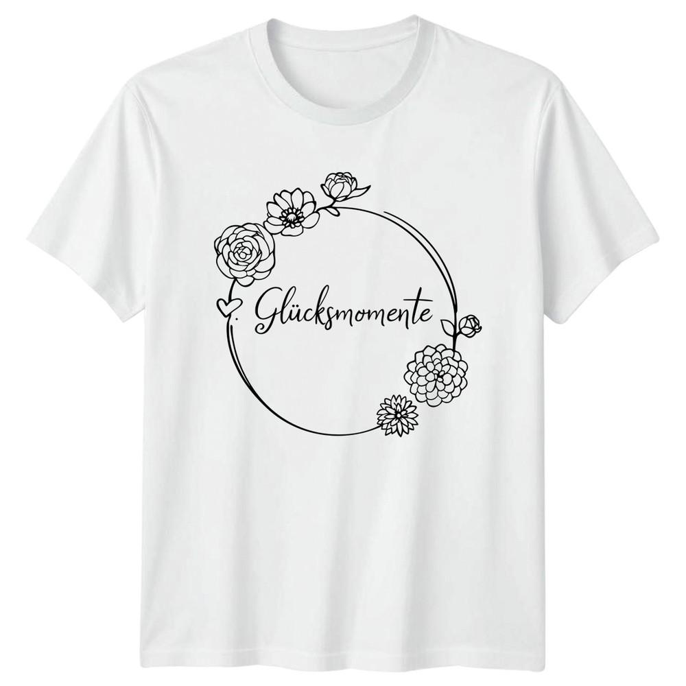 GlcksmoUnisexte Unisexs TShirt GerUnisex Language Flowers Birthday Gift For Her S