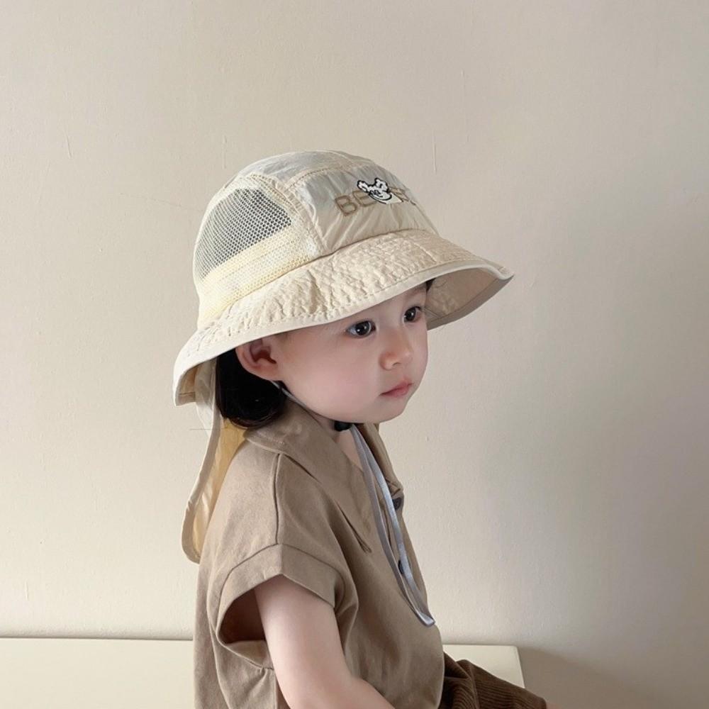 Quick Drying Children Fisherman Cap Adjustable Kids Sun Protection Cap Baby Bucket Hat  Boys