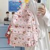 Schoolbag New Fashion Student School Bag Women's Lightweight Waterproof Medium and Large ** Cool Backpack Cartoon Cute Large Capacity Backpack