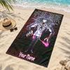 Jujutsu Kaisen Custom Name Beach Towels Also Serve As Bath Towels Summer Essential a Musthave for the Outdoors the Beach and the Pool