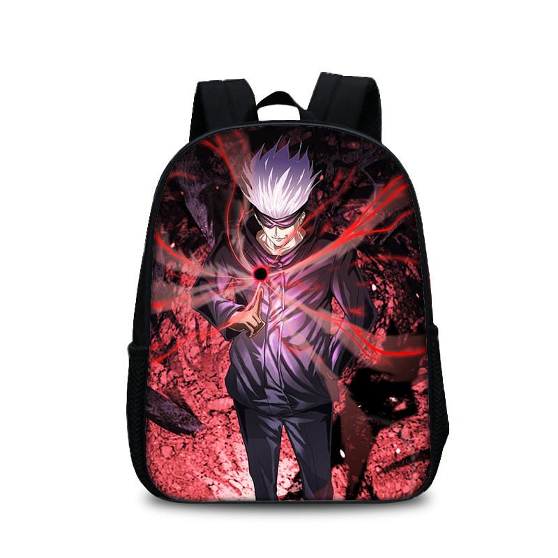 Jujutsu Kaisen Backpack With Polyester Material And Spacious Design For Students And Daily Use