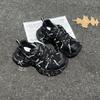 Daddy shoes ins super fire straps do old polish straps spider-man metal casual shoes sneakers fried street women's shoes