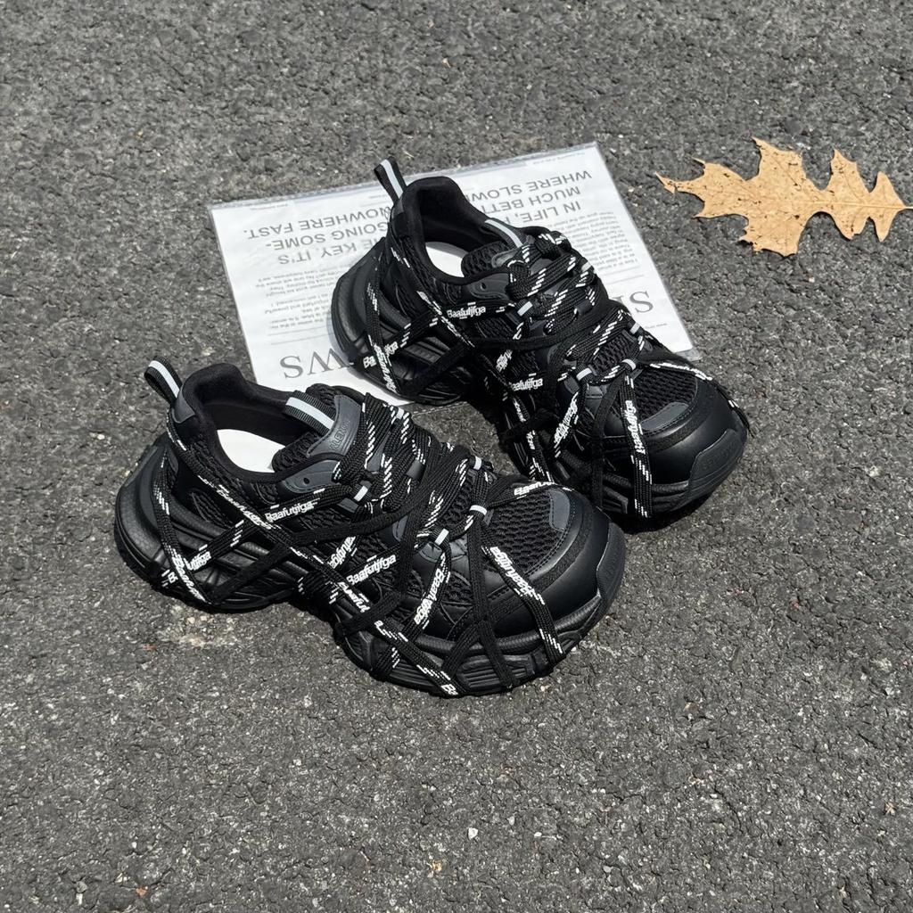 Daddy shoes ins super fire straps do old polish straps spider-man metal casual shoes sneakers fried street women's shoes