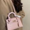 Versatile Kelly Bag: Luxury Textured Handbag for All Seasons - Women's Fashion, Casual Style