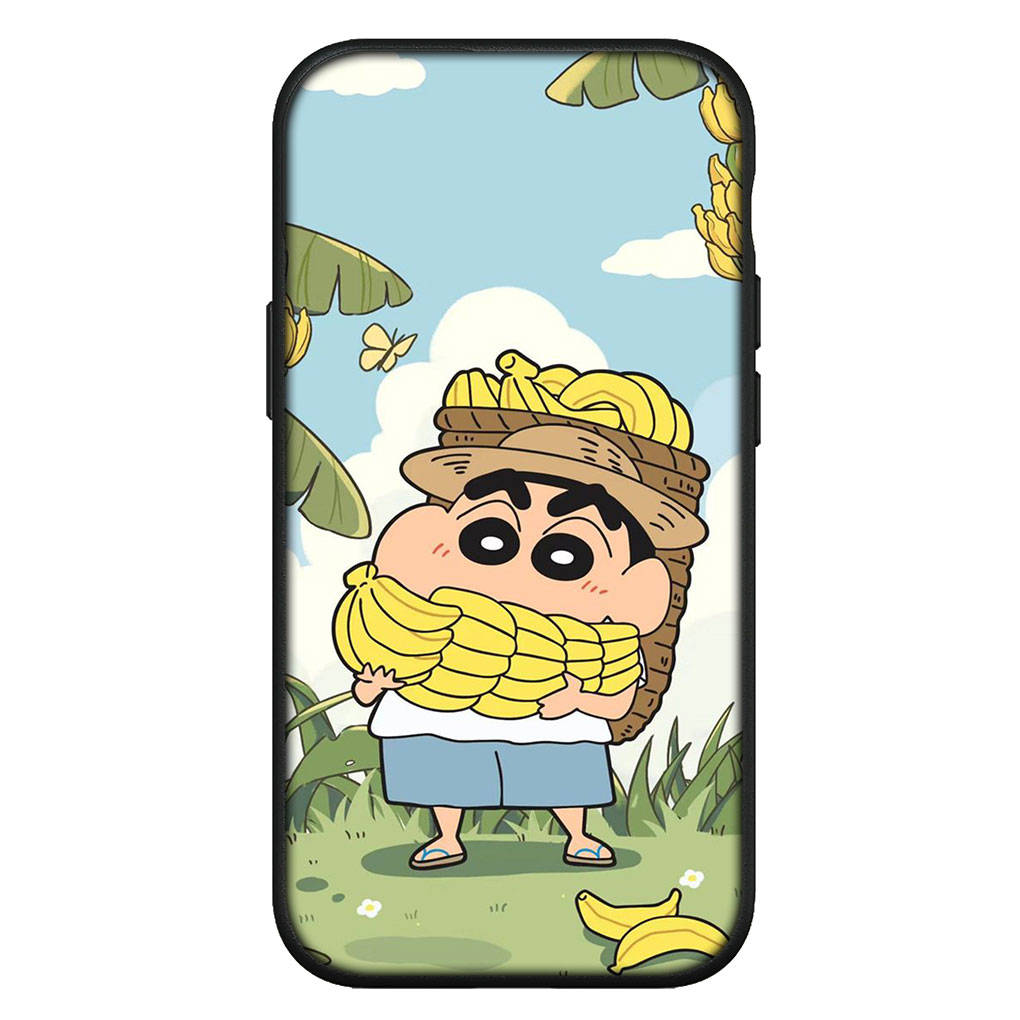 Kryt pro iPhone 16 15 Xiaomi Redmi Note 14 13 12 11 Pro Max X 8 9 16e Samsung Galaxy S25 S24 S23 Moto OPPO Huawei Anime Shin Chan Shinchan Pouzdro na telefon