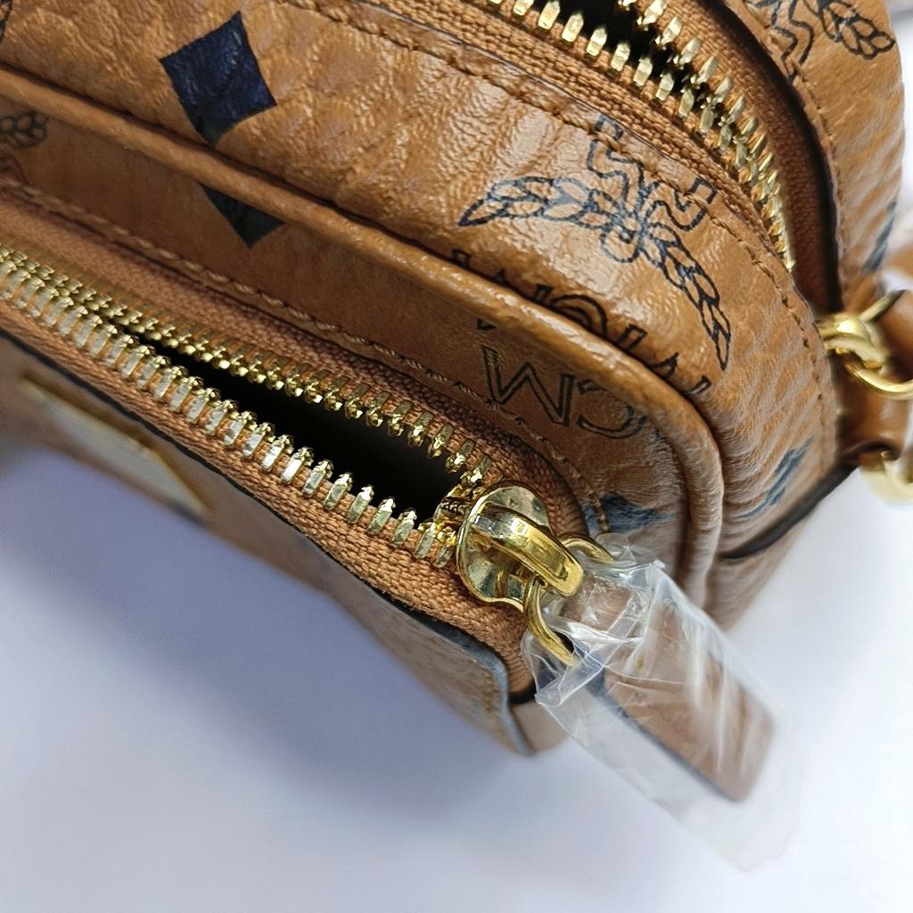[Pre-Owned] Klassik Visetos Monogram Camera Bag Coated Canvas Crossbody Shoulder Bag Mini - Good #SVH0KM