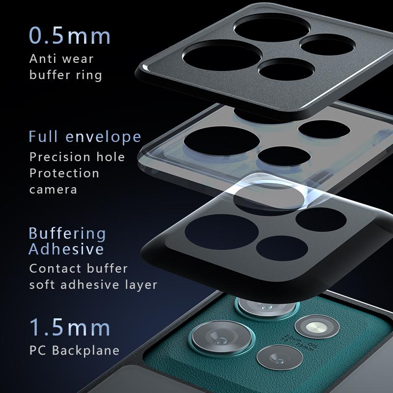 For Motorola Edge 50 5G Case Skin-Touch TPU+PC Matte Phone Shell,Transparent Black