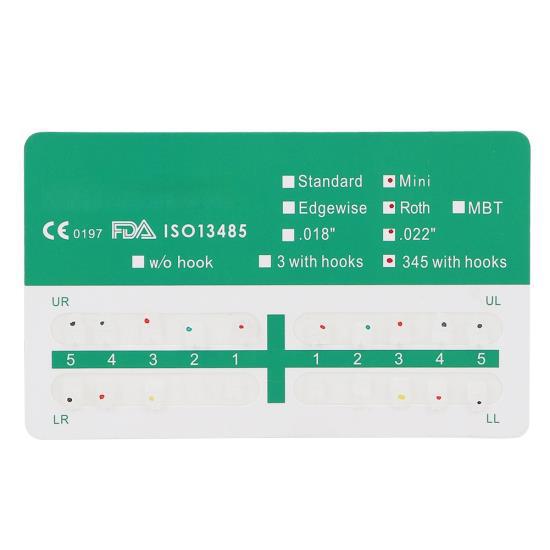 

20 шт., стоматологическая керамика Roth 0,22, 3-4-5 крючков, поддержка для коррекции зубов
