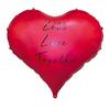 Balónek ve tvaru srdce Valentýnská narozeninová párty Výročí zásnuby Svatební výzdoba Pojďme se spolu milovat Všechno nejlepší k narozeninám Tisk balónu Foto rekvizita