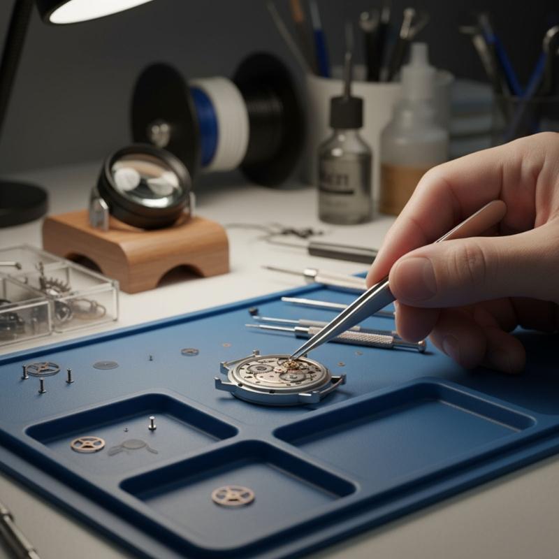 Industrial Stainless Steel Tweezers With Sharply Tip For Delicate Watch Component Handling And Crafting Assembly Tool