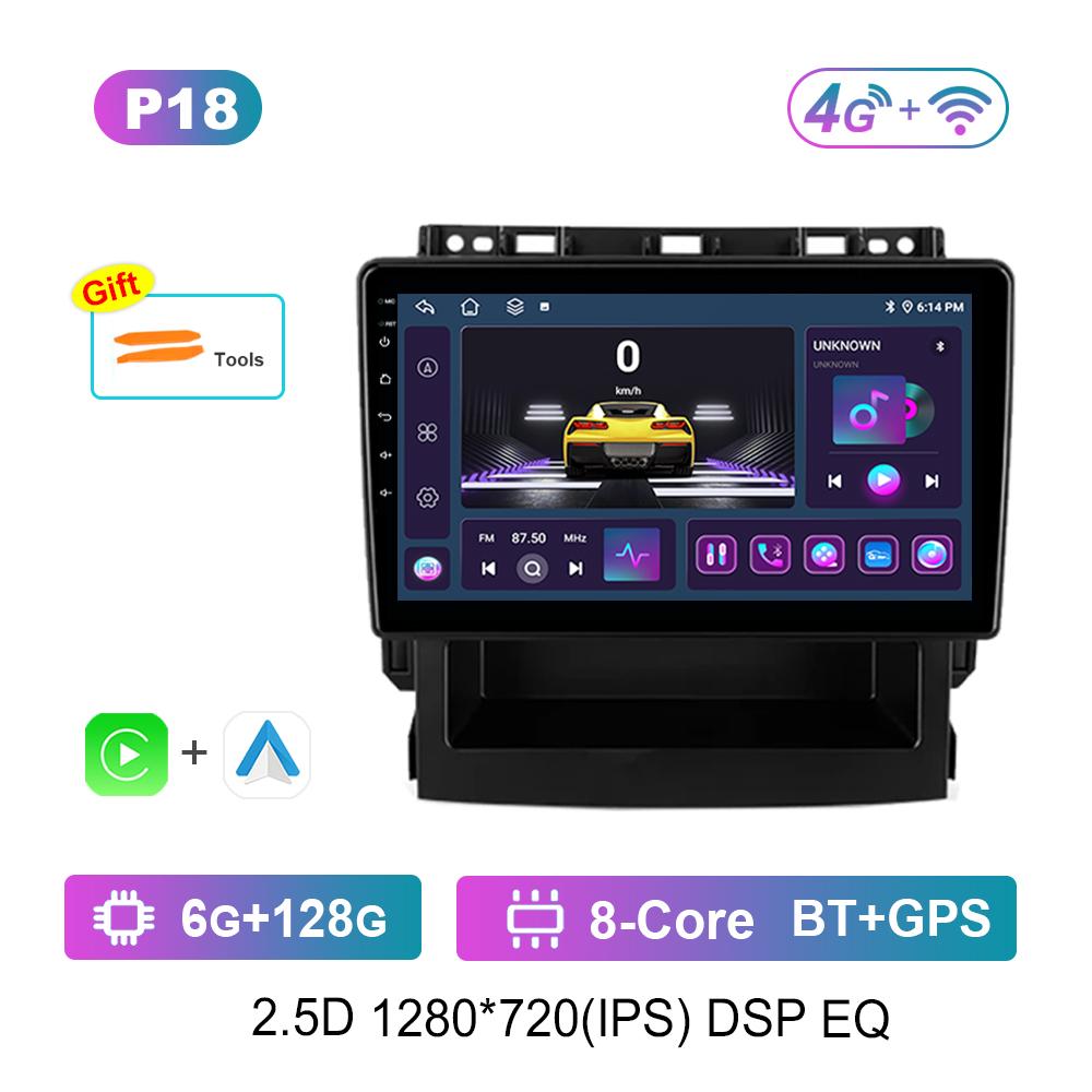 Car Radio Multimedia Player Android Auto for Subaru Forester 5 Impreza 5 2018 - 2025 GPS Navi WiFi DSP Stereo BT 4G Cooling Fan