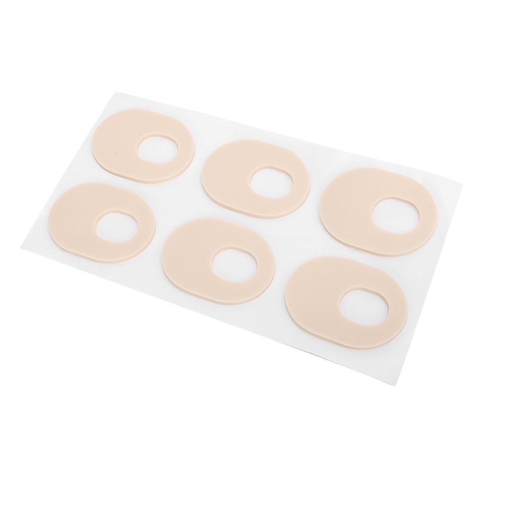 24pcs Latex Self Stick Adhesive Foot Cushion Anti Friction Breathable Foot Pad Sticker for Walking