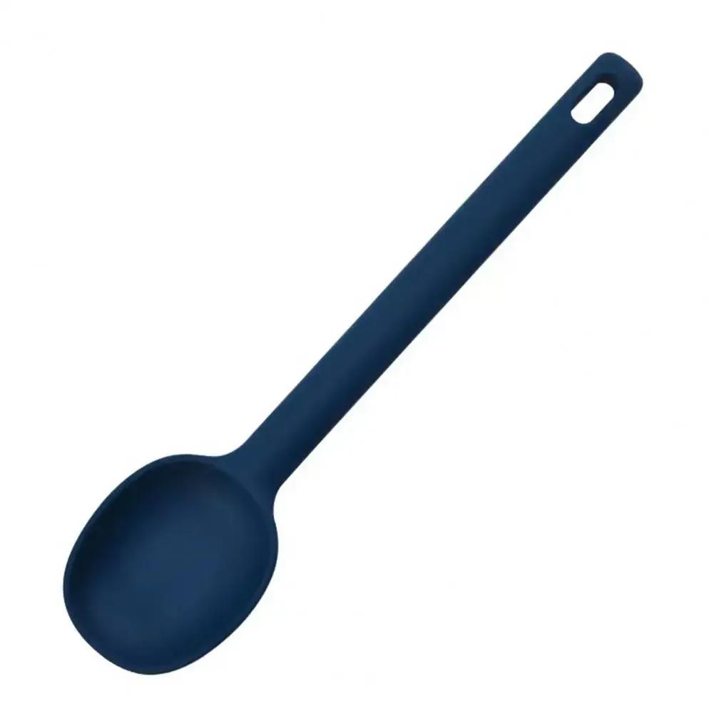 Silicone Large Stirring Spoon Salad  Cooking Seasoning Spoon Ice Cream Cake Spoon Kitchen Tool Silicone Kitchenware