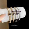 European & American Retro Geometric Zirconia Butterfly Bracelet - Luxurious, Fashionable, Exquisite Hand Jewelry