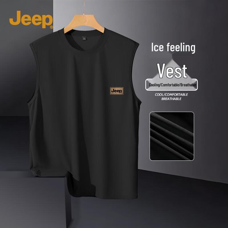 

JEEP Men s Ice-Feel Pique Tank Top M