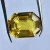 Sapphire Yellow Unique Color Emerald Cut 7.20Ct Natural Loose Gemstone CERTIFIED AR-182