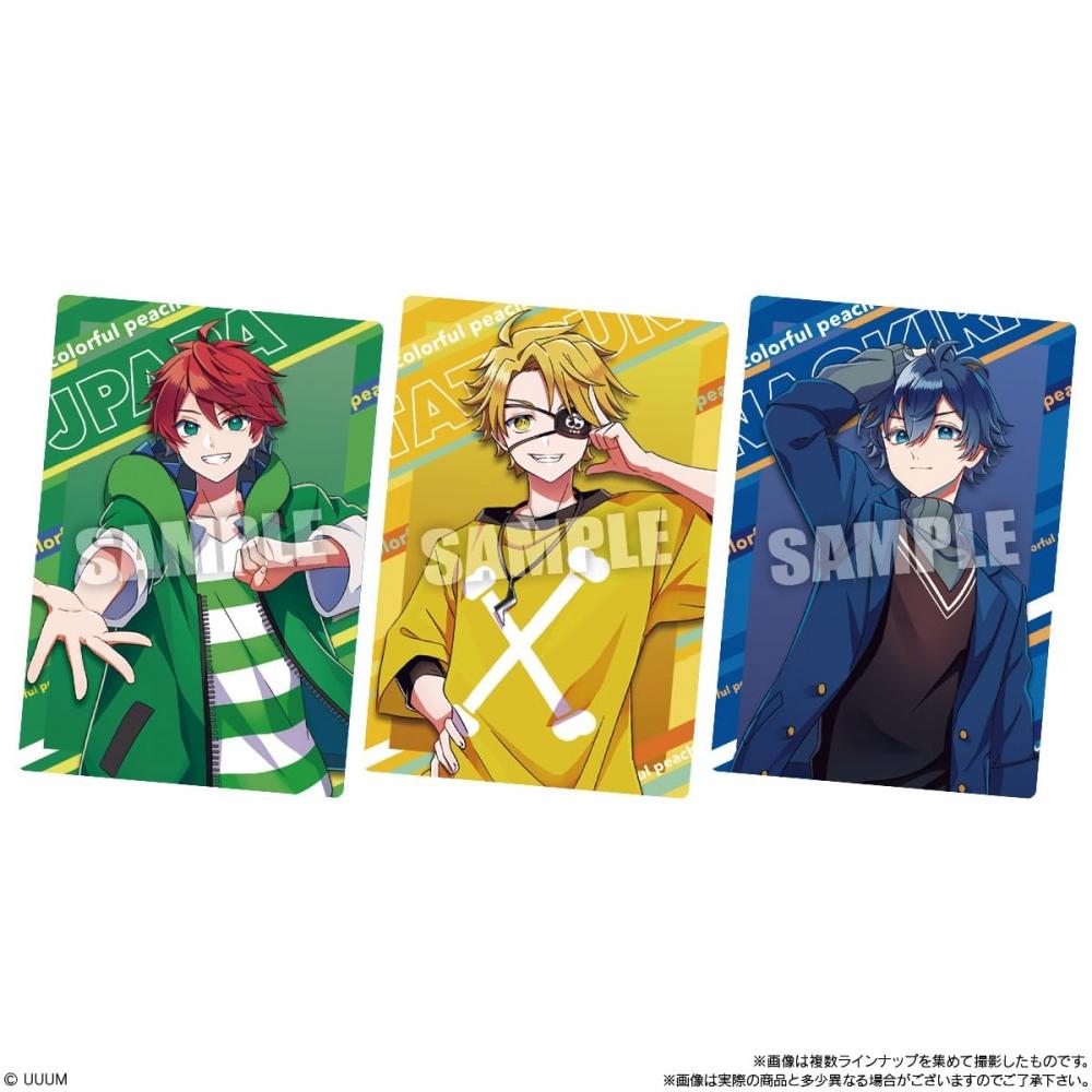 Bandai Bunte Pfirsichwaffeln (20 Teile) SüßigkeitenspielzeugWaffeln (gebackene Süßigkeiten) (Buntes Pfirsich-Karapichi)