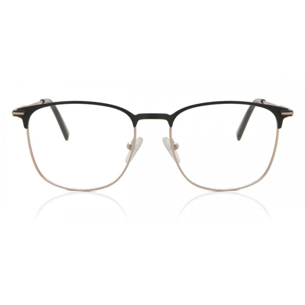 Full Rim Square Black Rose Gold Smartbuy Collection Brend 890b Fashion Unisex Eyeglasses