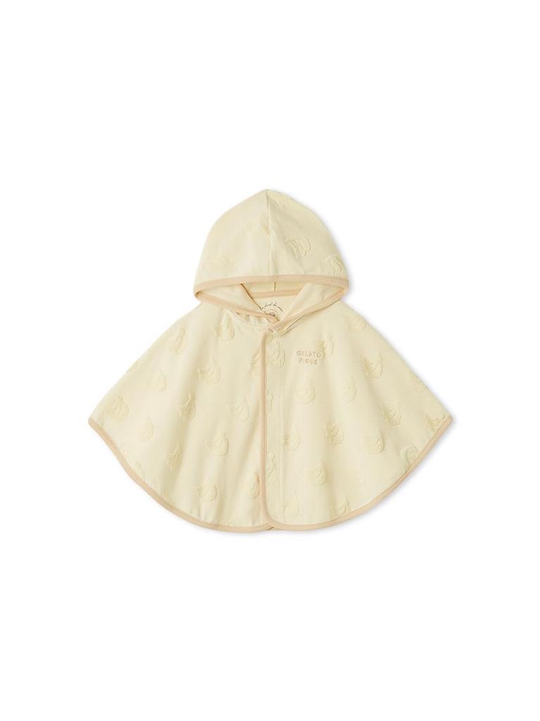 Gelato Pique Baby Variation Pile Poncho PBCT252444YEL80