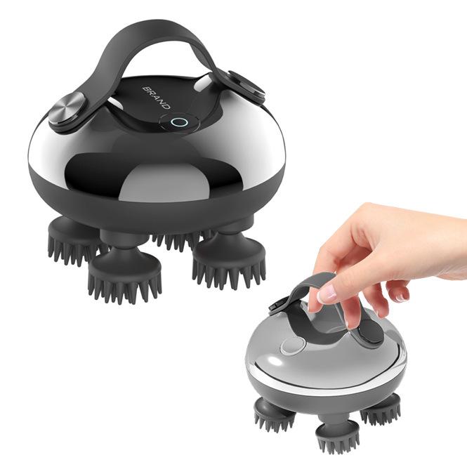 

Mini Electric Octopus Head Massager Vibrating Kneading Pet Massager for Cats Dogs чёрный