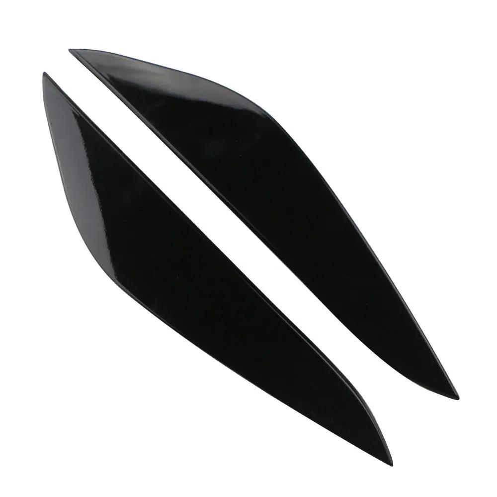 For Tesla Model 3 2017-2025 for Model Y 2019-2025 Headlight Trim Cover Front Lamp Sticker Eyebrow Eyelid Styling Accessories