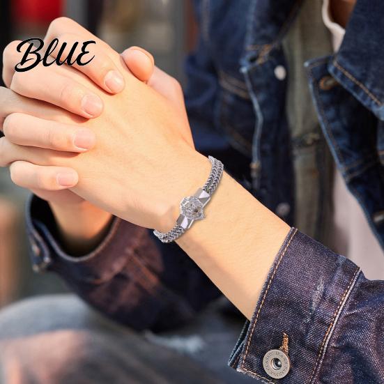 Decor Men Wristwear Bracelet Lion Hip Hop Style Formal Occasion