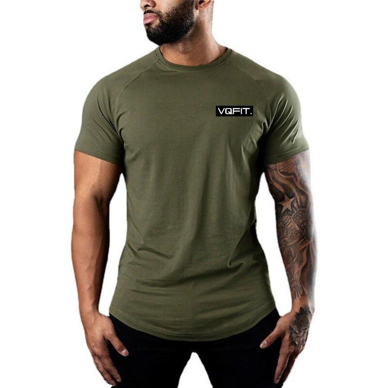 Do The Work  Summer Mens Graphic Printed O-neck Fashion Breathable Cotton Slim Fit Bodybuilding Fitness Gym Sports T-shirt 6 Colors