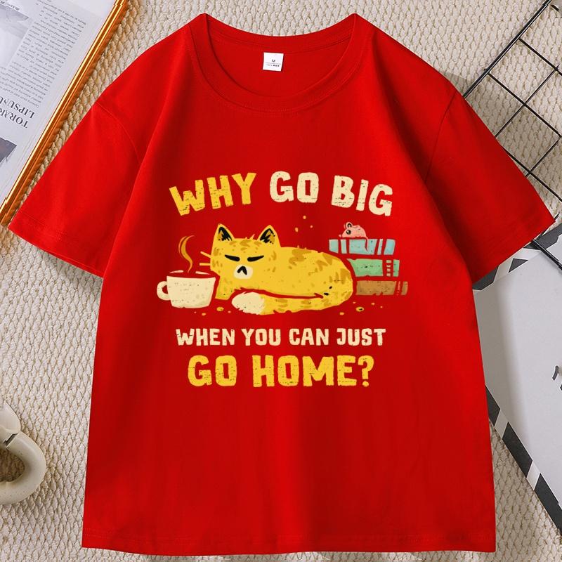 Funny Coffee Cat Graphic T Shirts Unisex Women High Quality Cotton Short Sleeve Comfortable Tshirt Unisexs Designer Clothing Tops S
