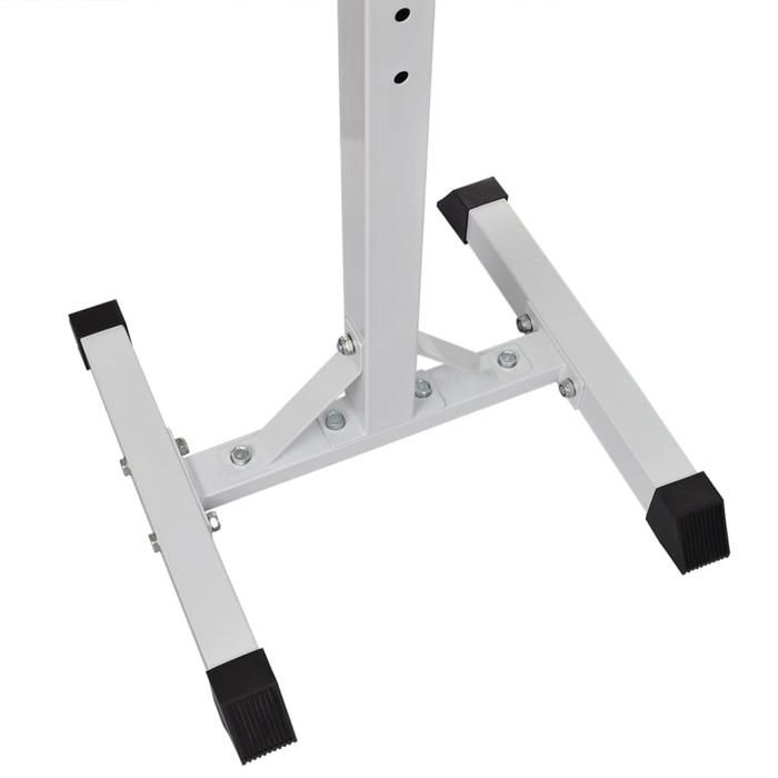 VidaXL Support d'Haltères avec Jeu d'Haltères et de Poids 60,5 kg Entraînement 275349
