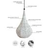 'Moroccan Flame' Pendant Hanging Light for Living Room (13.8 Inch, Iron, Matte Finish) |Pendant Light for Ceiling Light For Living Room