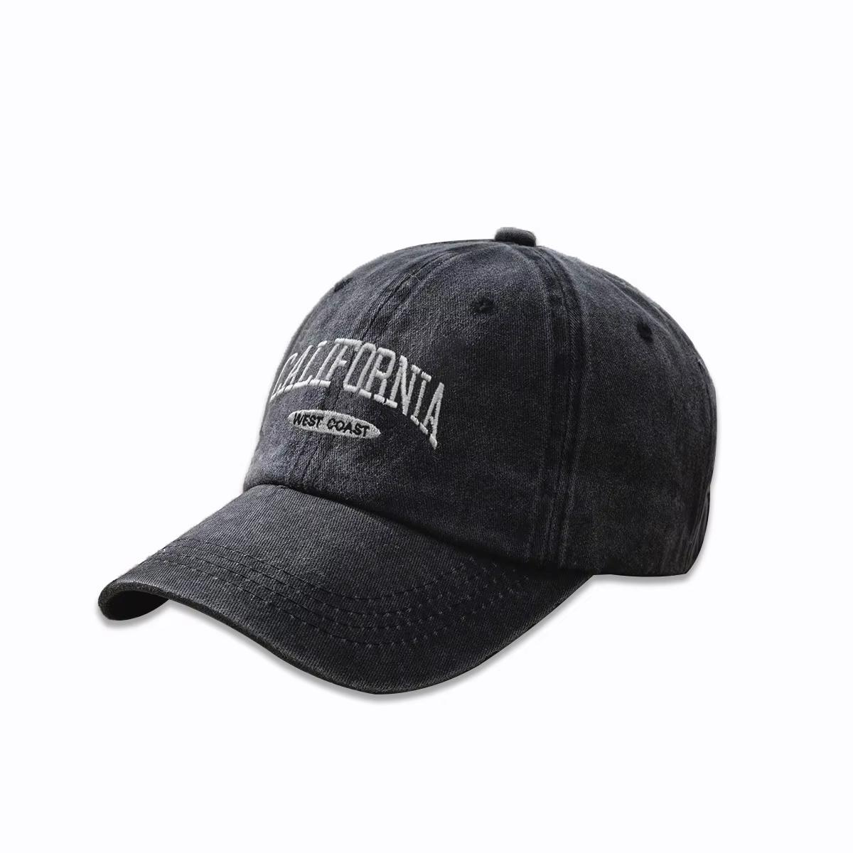 

Хлопковая винтажная бейсболка в стиле ретро для мужчин и женщин, джинсовая шляпа с вышитыми буквами, хлопковые мягкие кепки с верхом, повседневные шляпы унисекс в стиле ретро