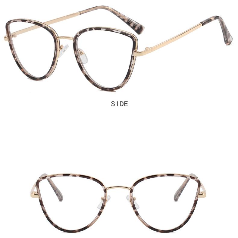 Kadın gözlükleri, anti mavi ışık modaya uygun metal gözlükler, günlük işe gidip gelme, öğrenciler için sokak fotoğrafçılığı gözlükleri