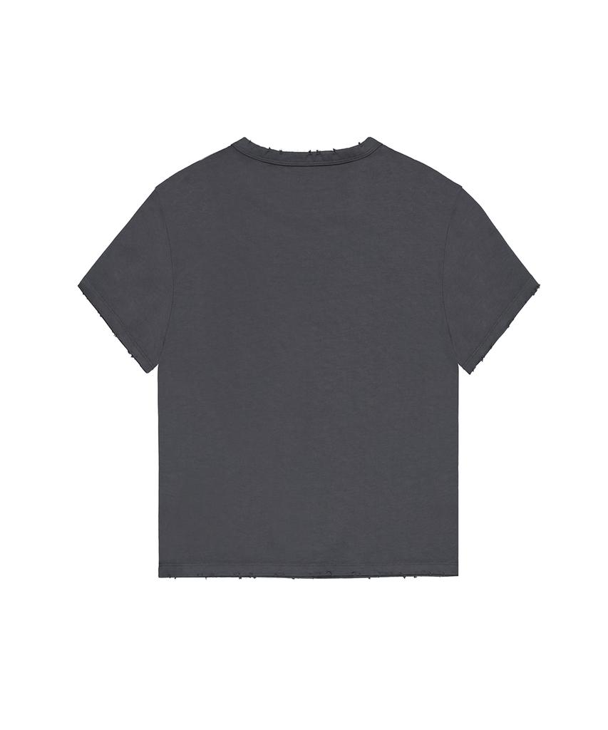 ROCKCAKE Semperna Hotfix Crop Top - Charcoal