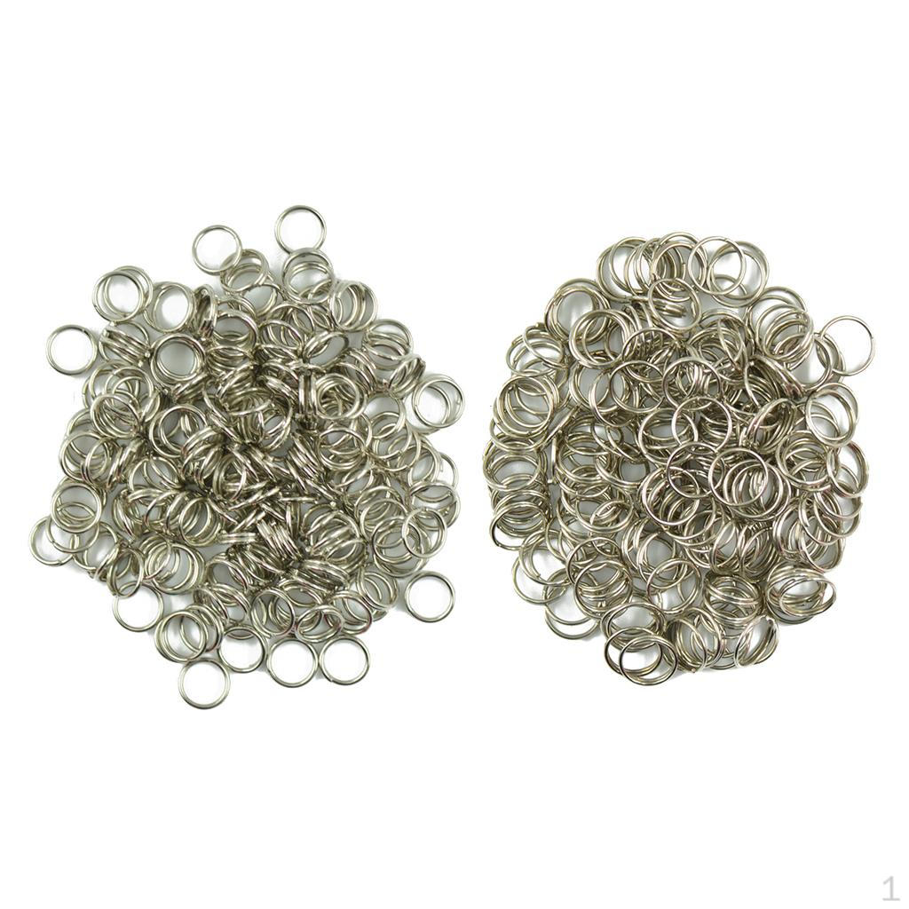 

Lots 400 Split Rings Jewelry Making Earrings Key Chain Jump Connector