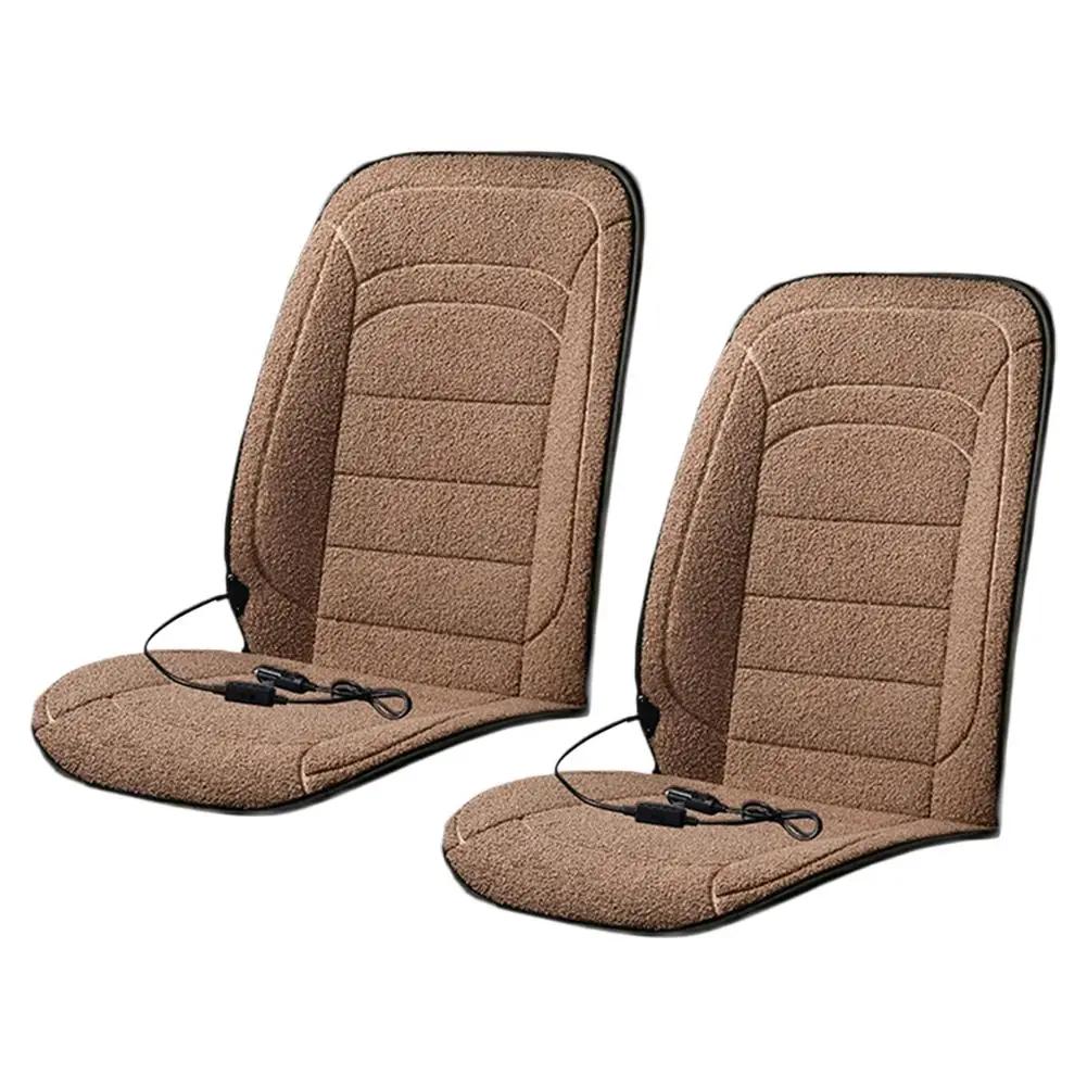 Car Heating Seat Cushion 45°C-65°C Adjustable Temperature Car Heated Winter Universal Automobile 12V Cushion Electric Seat Q8R1