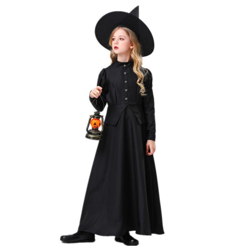 

Charming Black Witch Costume For Girls And Adults Unique Magical Character Dress 150