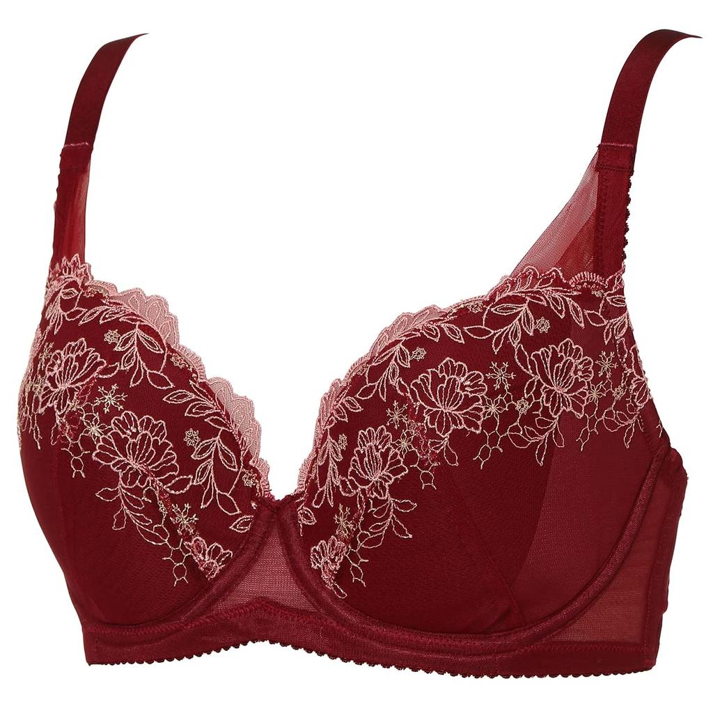 Style by Triumph Charming Glamor Bra M015 F80 Amo's (Large) (Unpadded), Ballerina's Dream, Women's, (White),