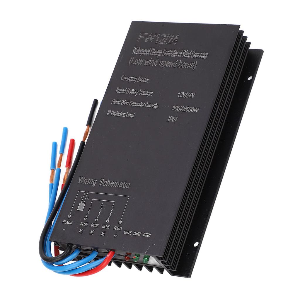 Wind Turbine Controller Wind Power Generator MPPT Charging Controller 12V 24V IP67 Waterproof