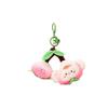 Peach Keychain Whimsical Plush Pendant Adorable Gift For Girls Friends And