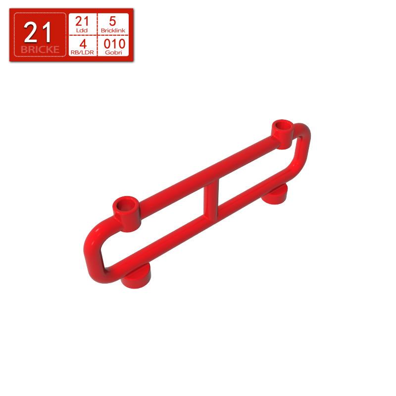 BRICKE 2486 Building Block 1x8x2 Railing - LEGO-Compatible MOC Accessory 36 pcs